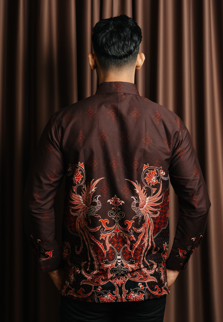 Hadinata Batik Kemeja Panjang Furing Superfine Birendra Bintari-0